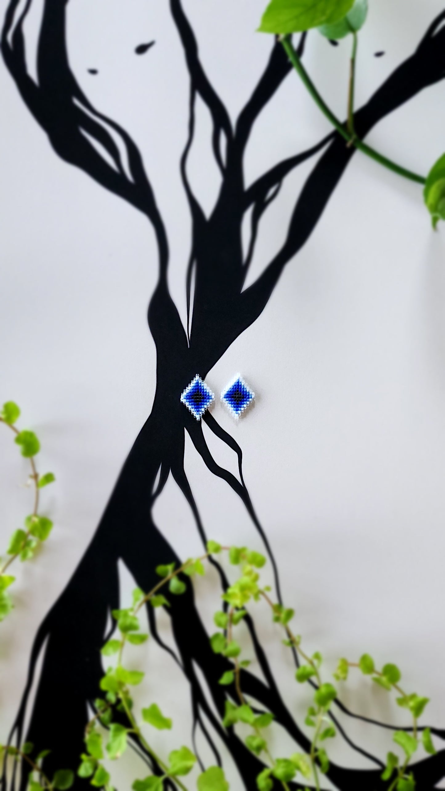 Deep Blue studs